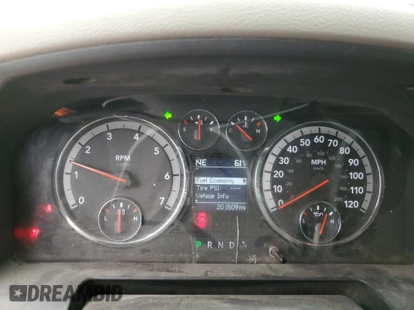 2011 Ram 2500 SLT with VIN 3D7TT2CT0BG523545, listed as a Copart auction lot 53481675 with 201,509 mi miles and Salvage title. Bid and sale history available at DreamBid. Image 9.