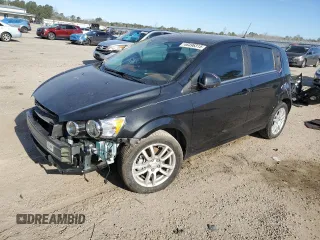 2014 Chevrolet Sonic LT with VIN 1G1JC6SH0E4197293, listed as a Copart auction lot 46496315 with 17,199 mi miles and Salvage Title. Bid and sale history available at carsss.com. Image 1.