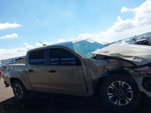 2022 Chevrolet Colorado 4WD Z71 with VIN 1GCGTDEN9N1277524, listed as a IAAI auction lot 42386037 with 15,994 mi miles and . Bid and sale history available at DreamBid. Image 14.