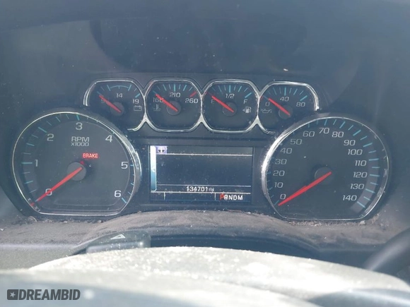 2016 Chevrolet Silverado 1500 LT with VIN 3GCUKREH8GG223505, listed as a IAAI auction lot 41451053 with 134,701 mi miles. Bid and sale history available at carsss.com. Image 7.