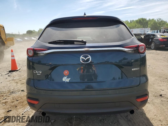 2023 Mazda CX-9 Touring with VIN JM3TCBCY4P0652834, listed as a Copart auction lot 57668725 with 23,370 mi miles and Salvage title. Bid and sale history available at DreamBid. Image 6.