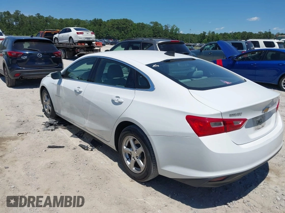 2016 Chevrolet Malibu LS with VIN 1G1ZB5ST7GF336265, listed as a IAAI auction lot 42330834 with 125,383 mi miles and . Bid and sale history available at DreamBid. Image 3.