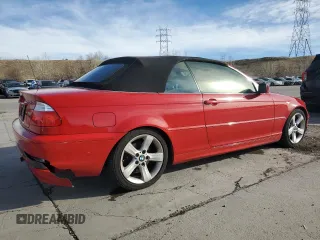 2005 BMW 3 Series 325Ci with VIN WBABW33455PX83299, listed as a Copart auction lot 49500375 with 90,521 mi miles and Salvage Title. Bid and sale history available at carsss.com. Image 3.