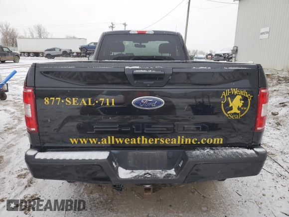 2019 Ford F-150 XL with VIN 1FTMF1E50KKC81427, listed as a Copart auction lot 41567105 with Not provided miles and Salvage title. Bid and sale history available at DreamBid. Image 6.