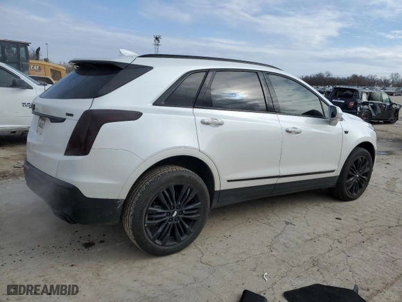 2017 Cadillac XT5 Premium Luxury FWD with VIN 1GYKNCRS9HZ317826, listed as a Copart auction lot 45963195 with NaN miles and Salvage Title. Bid and sale history available at carsss.com. Image 3.