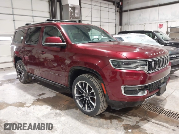 2022 Jeep Wagoneer Series III with VIN 1C4SJVDT4NS113100, listed as a IAAI auction lot 41727706 with 64,694 mi miles and . Bid and sale history available at DreamBid. Image 1.