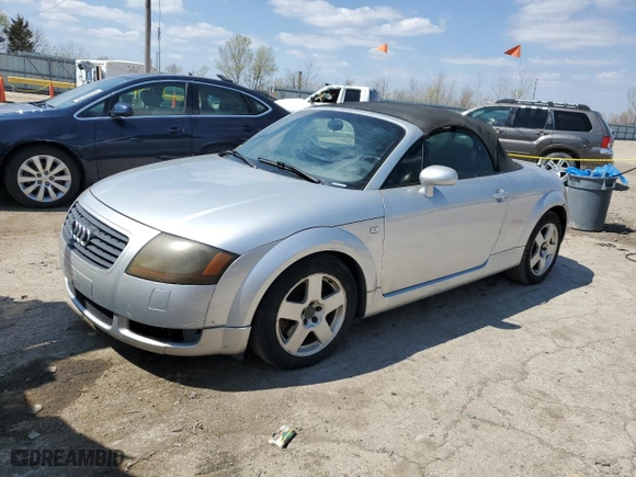 2002 Audi TT with VIN TRUTC28N721009989, listed as a Copart auction lot 52830875 with 0 mi miles and Clean Title. Bid and sale history available at carsss.com. Image 1.