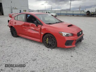 2019 Subaru WRX STI with VIN JF1VA2S68K9808214, listed as a Copart auction lot 81322944 with 70,834 mi miles and Salvage Title. Bid and sale history available at carsss.com. Image 4.