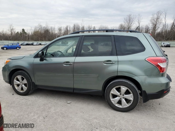 2015 Subaru Forester 2.5i Premium with VIN JF2SJADC4FH459107, listed as a Copart auction lot 53522225 with 34,277 mi miles and Salvage Title. Bid and sale history available at carsss.com. Image 2.
