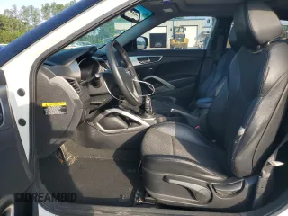 2013 Hyundai Veloster w/Gray Int with VIN KMHTC6ADXDU130886, listed as a Copart auction lot 57478095 with 130,008 mi miles and Salvage title. Bid and sale history available at DreamBid. Image 7.