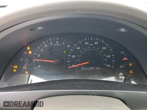 2007 Toyota Camry CE with VIN 4T1BE46K07U604964, listed as a Copart auction lot 50097195 with 258,073 mi miles and Salvage Title. Bid and sale history available at carsss.com. Image 9.