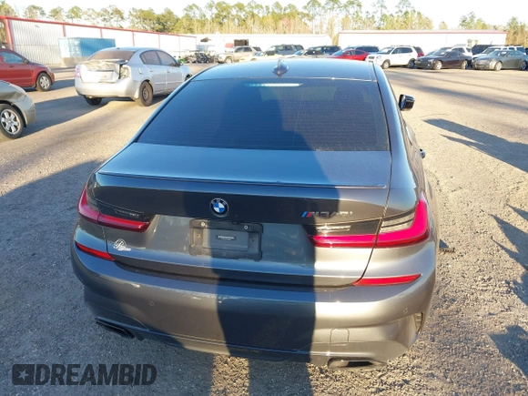 2022 BMW 3 Series M340i with VIN 3MW5U7J01N8C65375, listed as a IAAI auction lot 41688228 with 36,513 mi miles. Bid and sale history available at carsss.com. Image 16.