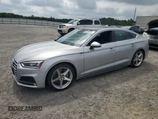 2019 Audi A5 Sportback Premium Plus with VIN WAUENCF59KA095387, listed as a Copart auction lot 64498425 with 59,234 mi miles and Salvage title. Bid and sale history available at DreamBid. Image 1.
