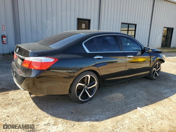 2014 Honda Accord Sedan EX with VIN 1HGCR2F79EA055536, listed as a Copart auction lot 48865215 with 161,383 mi miles and Salvage Title. Bid and sale history available at carsss.com. Image 3.