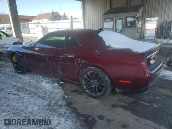 2022 Dodge Challenger R/T Scat Pack z VIN 2C3CDZFJ7NH253801, wystawiony jako Copart lot #42668345 z przebiegiem 62 477 mil mil oraz Szkoda całkowita • Salvage title. Historia ofert i sprzedaży dostępna na DreamBid. Obrazek 2.
