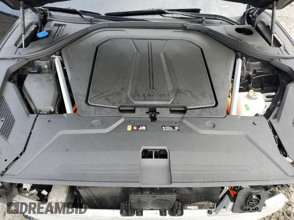 2023 Genesis GV70 Advanced with VIN 5NMMCET14PH000281, listed as a Copart auction lot 57876395 with 24,842 mi miles and Salvage title. Bid and sale history available at DreamBid. Image 12.