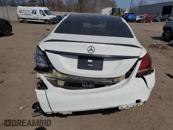 2018 Mercedes-Benz C 43 AMG with VIN 55SWF6EB6JU247434, listed as a Copart auction lot 48540115 with Not Provided miles and Salvage Title. Bid and sale history available at carsss.com. Image 6.