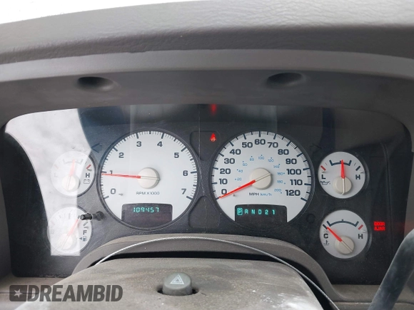 2004 Dodge 1500 SLT with VIN 1D7HU18N14S773105, listed as a IAAI auction lot 41247050 with 109,457 mi miles and . Bid and sale history available at carsss.com. Image 7.