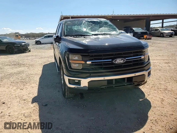 2024 Ford F-150 XLT with VIN 1FTFW3L8XRKF71721, listed as a Copart auction lot 50619885 with 3,075 mi miles and Salvage Title. Bid and sale history available at carsss.com. Image 10.