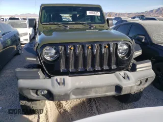 2021 Jeep Wrangler Sport S with VIN 1C4HJXAG6MW557583, listed as a Copart auction lot 88603685 with 28,325 mi miles and Salvage Title. Bid and sale history available at DreamBid. Image 5.