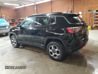 2022 Jeep Compass Trailhawk с VIN 3C4NJDDB5NT192208, выставлен на аукционе Copart как лот 55771715 с пробегом 30 291 миль миль и Списание • Salvage title. История ставок и продаж доступна на DreamBid. Изображение 2.