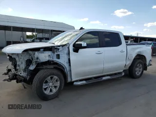 2023 Chevrolet Silverado 1500 LT z VIN 2GCUDDED5P1129942, wystawiony jako Copart lot #57044455 z przebiegiem 69 326 mil mil oraz Szkoda całkowita • Salvage title. Historia ofert i sprzedaży dostępna na DreamBid. Obrazek 1.