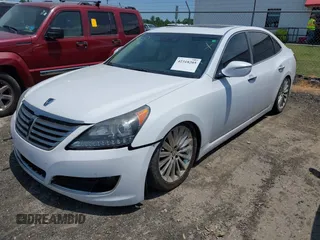 2014 Hyundai Equus Signature z VIN KMHGH4JHXEU087162, wystawiony jako IAAI lot #42318205 z przebiegiem 83 352 mil mil oraz . Historia ofert i sprzedaży dostępna na DreamBid. Obrazek 2.