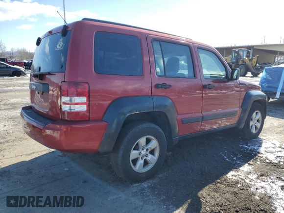 2009 Jeep Liberty Sport with VIN 1J8GN28K19W533009, listed as a Copart auction lot 45673195 with 249,878 mi miles and Salvage Title. Bid and sale history available at DreamBid. Image 3.