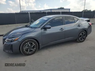 2025 Nissan Sentra SV с VIN 3N1AB8CV4SY233069, выставлен на аукционе Copart как лот 57861525 с пробегом 6 921 миль миль и Списание • Salvage title. История ставок и продаж доступна на DreamBid. Изображение 1.