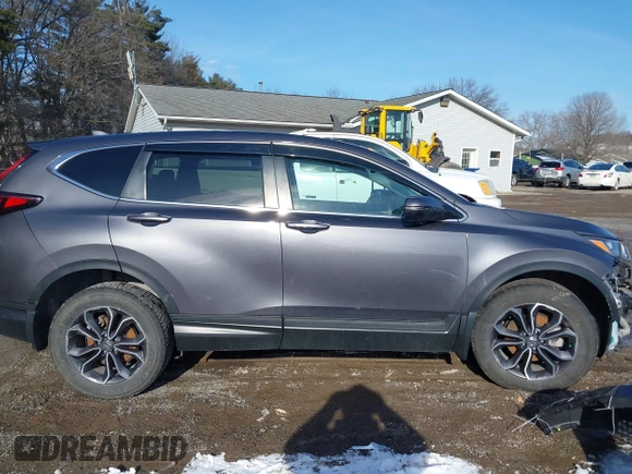 2020 Honda CR-V EX with VIN 2HKRW2H59LH606857, listed as a IAAI auction lot 41617011 with 68,850 mi miles. Bid and sale history available at carsss.com. Image 14.