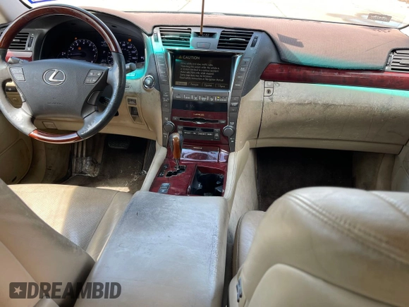2007 Lexus LS 460 z VIN JTHBL46F275018658, wystawiony jako Copart lot #54719195 z przebiegiem 234 703 mil mil oraz Czysty tytuł • Clean title. Historia ofert i sprzedaży dostępna na DreamBid. Obrazek 9.