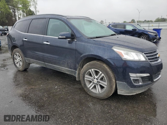 2017 Chevrolet Traverse LT with VIN 1GNKRHKD3HJ143938, listed as a Copart auction lot 51129285 with 92,187 mi miles and Salvage Title. Bid and sale history available at DreamBid. Image 4.
