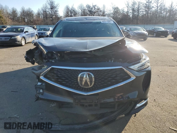 2022 Acura MDX with VIN 5J8YE1H39NL006153, listed as a Copart auction lot 46511585 with 0 mi miles and Salvage Title. Bid and sale history available at carsss.com. Image 5.