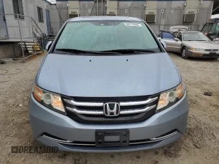 2014 Honda Odyssey EX-L with VIN 5FNRL5H68EB103941, listed as a Copart auction lot 60715095 with 109,013 mi miles and Salvage title. Bid and sale history available at DreamBid. Image 5.