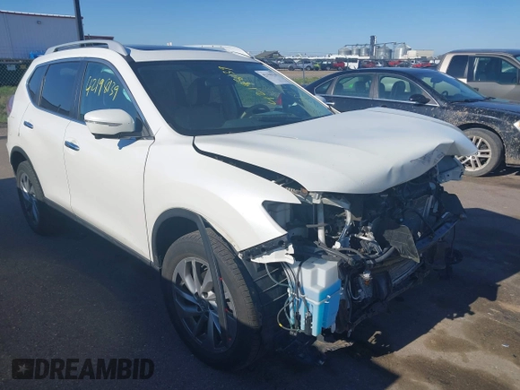 2015 Nissan Rogue SV z VIN 5N1AT2MV5FC857494, wystawiony jako IAAI lot #42198139 z przebiegiem 110 369 mil mil oraz . Historia ofert i sprzedaży dostępna na DreamBid. Obrazek 1.