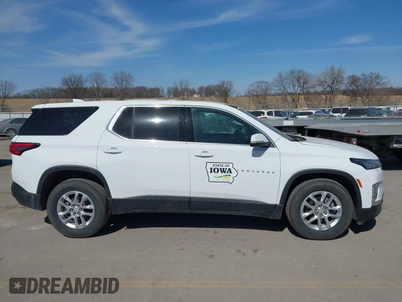 2022 Chevrolet Traverse LS with VIN 1GNEVLKWXNJ102005, listed as a IAAI auction lot 41797800 with 68,800 mi miles. Bid and sale history available at carsss.com. Image 13.