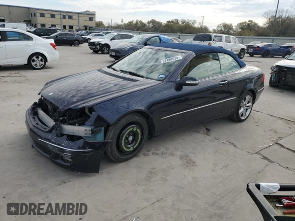 2009 Mercedes-Benz CLK 350 z VIN WDBTK56F69T103711, wystawiony jako Copart lot #82188534 z przebiegiem 48 244 mil mil oraz Szkoda całkowita • Salvage title. Historia ofert i sprzedaży dostępna na DreamBid. Obrazek 1.
