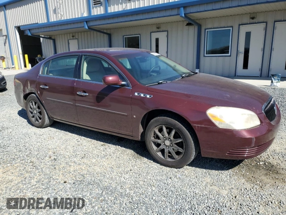 2007 Buick Lucerne CXL with VIN 1G4HD57247U107952, listed as a Copart auction lot 46883055 with 184,726 mi miles and Salvage Title. Bid and sale history available at DreamBid. Image 4.