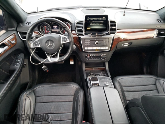 2016 Mercedes-Benz M 63 AMG with VIN 4JGDA7EBXGA758087, listed as a Copart auction lot 89385065 with 81,705 mi miles and Salvage Title. Bid and sale history available at carsss.com. Image 8.