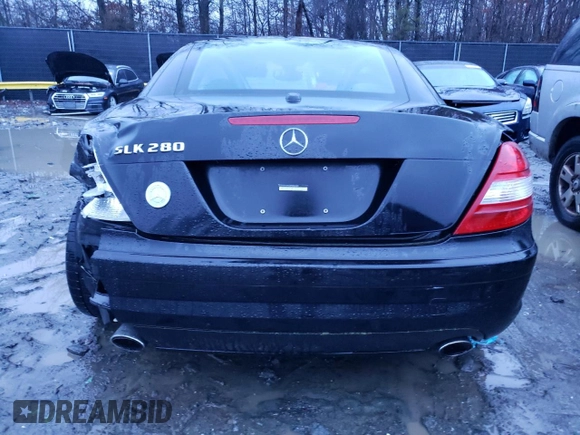 2006 Mercedes-Benz SLK 280 z VIN WDBWK54F66F094485, wystawiony jako Copart lot #41448185 z przebiegiem 34 990 mil mil oraz Nie do naprawy. Historia ofert i sprzedaży dostępna na DreamBid. Obrazek 6.