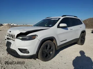 2020 Jeep Cherokee Altitude with VIN 1C4PJLLB8LD511074, listed as a Copart auction lot 42186585 with 76,175 mi miles and Salvage Title. Bid and sale history available at carsss.com. Image 1.