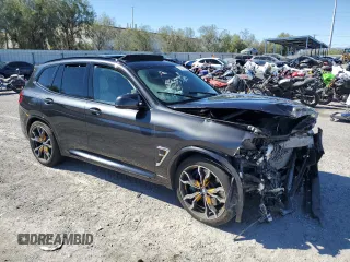 2020 BMW X3 M Competition z VIN 5YMTS0C07L9B34100, wystawiony jako Copart lot #71891093 z przebiegiem Nie podano mil oraz . Historia ofert i sprzedaży dostępna na DreamBid. Obrazek 4.
