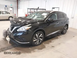2018 Nissan Murano Platinum with VIN 5N1AZ2MH3JN170939, listed as a IAAI auction lot 40943478 with 88,834 mi miles and . Bid and sale history available at carsss.com. Image 2.