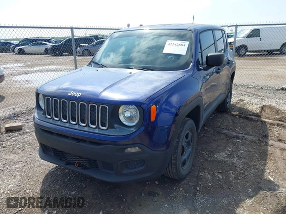 2018 Jeep Renegade Upland with VIN ZACCJBAB6JPH00767, listed as a IAAI auction lot 42142884 with 88,039 mi miles and . Bid and sale history available at DreamBid. Image 2.