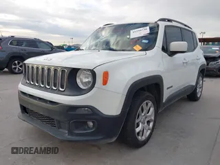 2015 Jeep Renegade Latitude with VIN ZACCJABT9FPB99964, listed as a IAAI auction lot 41250730 with 117,251 mi miles and . Bid and sale history available at carsss.com. Image 2.