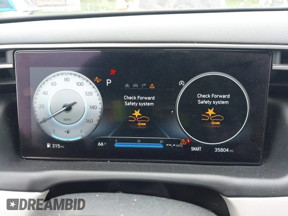 2023 Hyundai Tucson Limited with VIN 5NMJECAE8PH185460, listed as a IAAI auction lot 42383919 with 35,804 mi miles and . Bid and sale history available at DreamBid. Image 7.