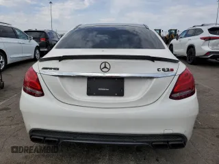 2016 Mercedes-Benz C 63 S AMG with VIN 55SWF8HB3GU165855, listed as a Copart auction lot 50780375 with 65,480 mi miles and Clean Title. Bid and sale history available at carsss.com. Image 6.