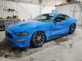 2023 Ford Mustang EcoBoost with VIN 1FA6P8TH0P5112774, listed as a Copart auction lot 55760675 with 26,955 mi miles and Salvage title. Bid and sale history available at DreamBid. Image 1.