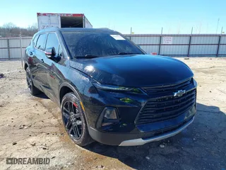 2021 Chevrolet Blazer LT with VIN 3GNKBDRS8MS518961, listed as a IAAI auction lot 41410335 with 88,049 mi miles. Bid and sale history available at carsss.com. Image 1.