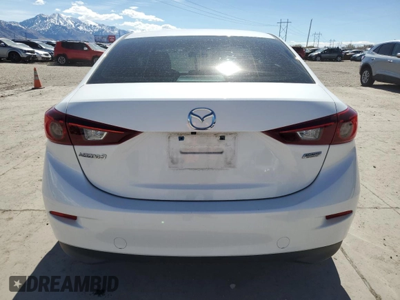 2017 Mazda 3 Sport with VIN 3MZBN1U77HM107818, listed as a Copart auction lot 50429485 with 45,603 mi miles and Salvage Title. Bid and sale history available at DreamBid. Image 6.